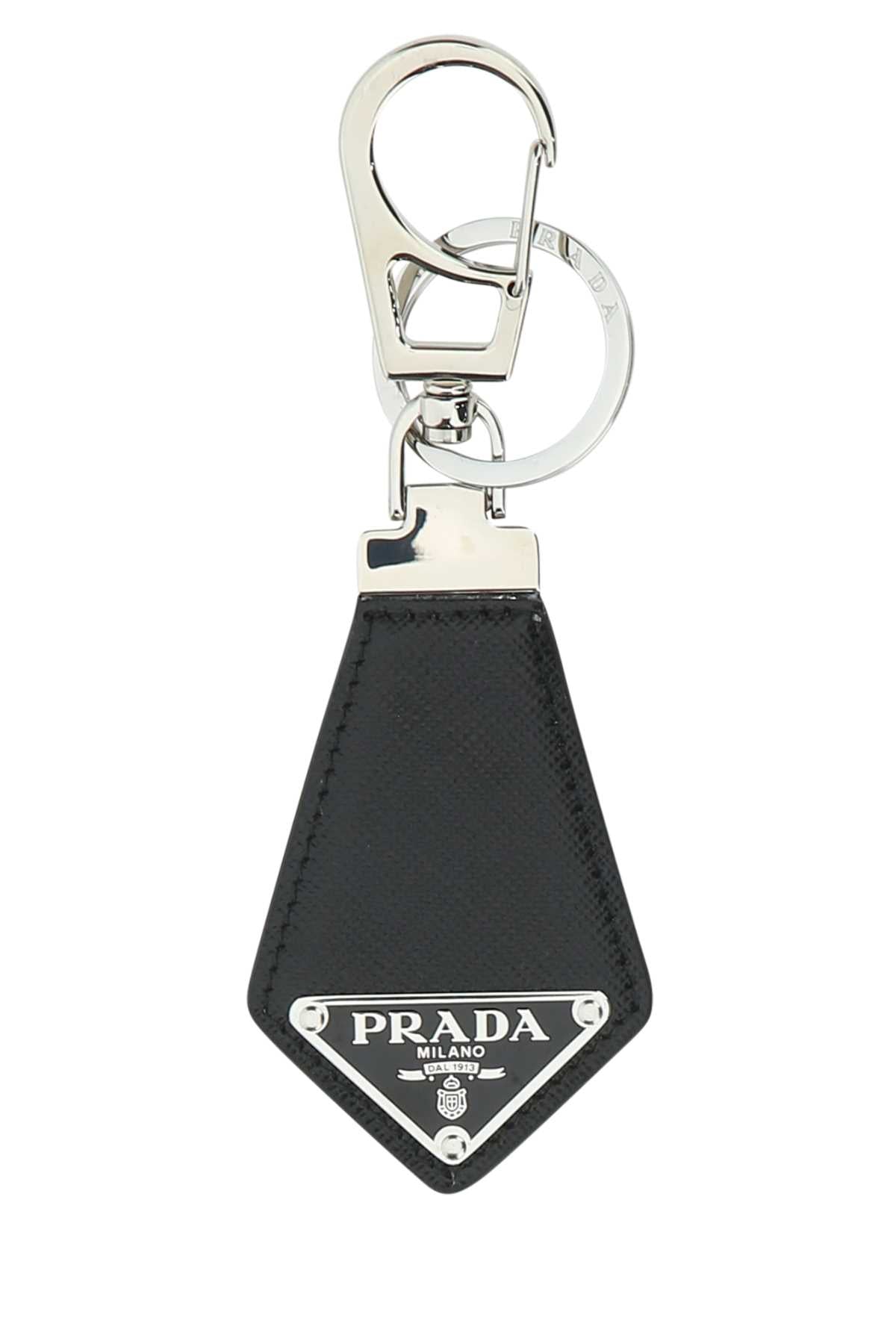PRADA PORTACHIAVI For Men 100%ACCIAIO-100%VITELLO