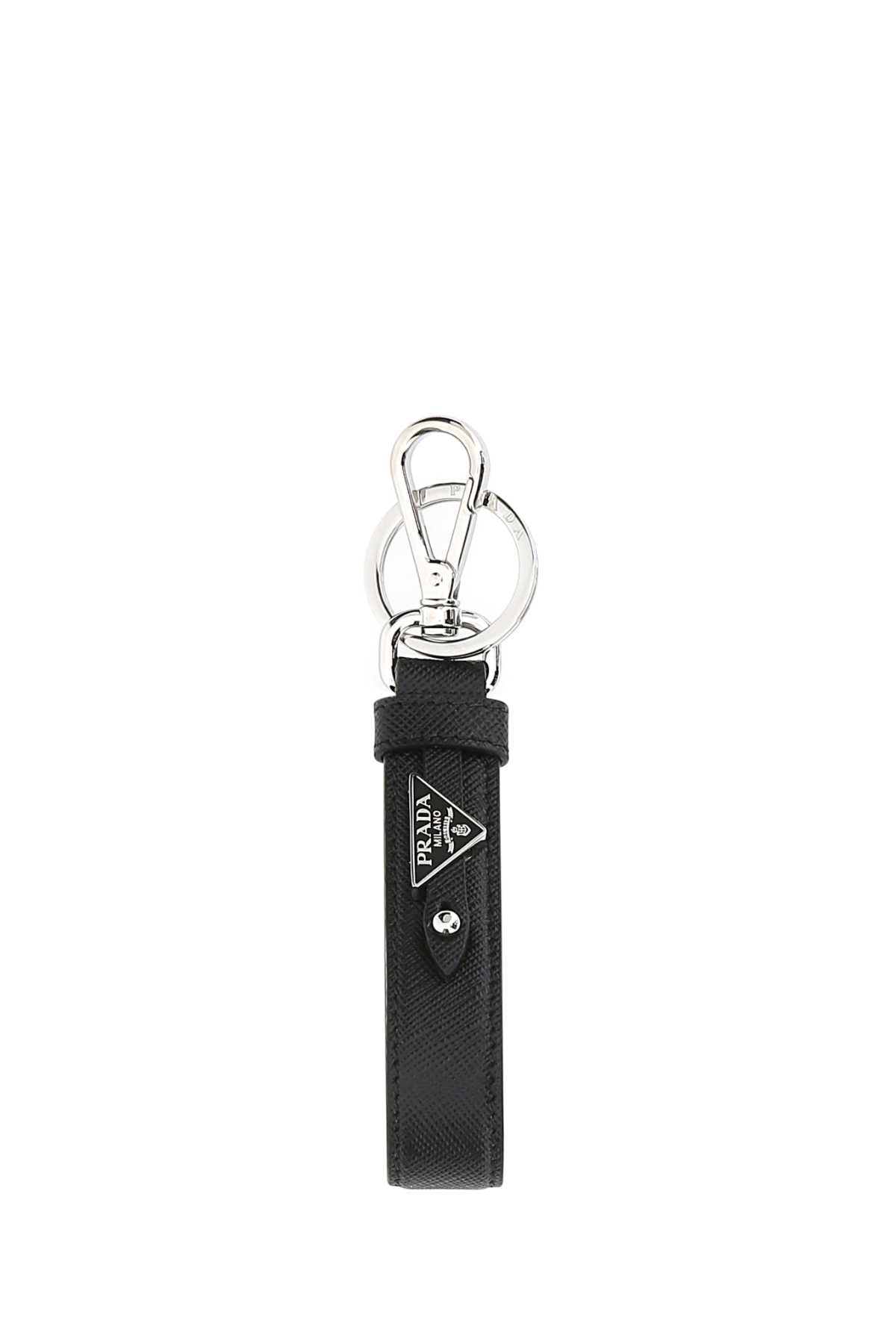 PRADA PORTACHIAVI For Men 100%ACCIAIO-100%VITELLO