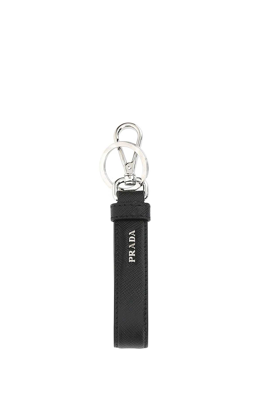 PRADA PORTACHIAVI For Men 100%ACCIAIO-100%VITELLO