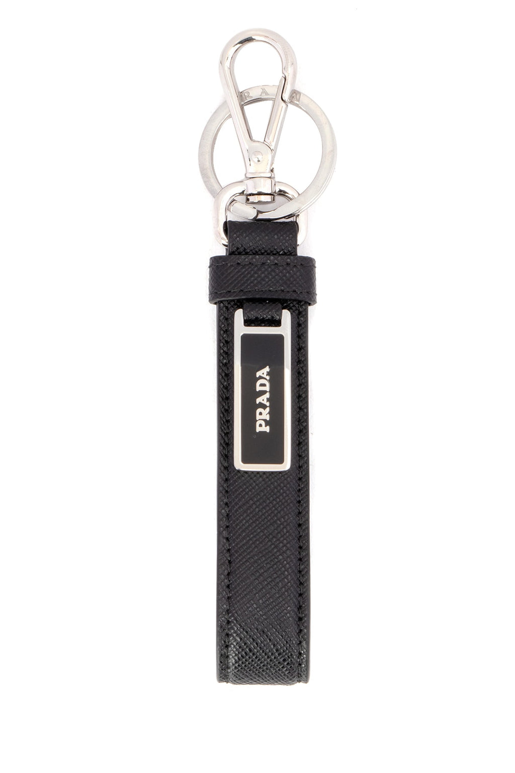 PRADA PORTACHIAVI For Men 100%ACCIAIO-100%VITELLO