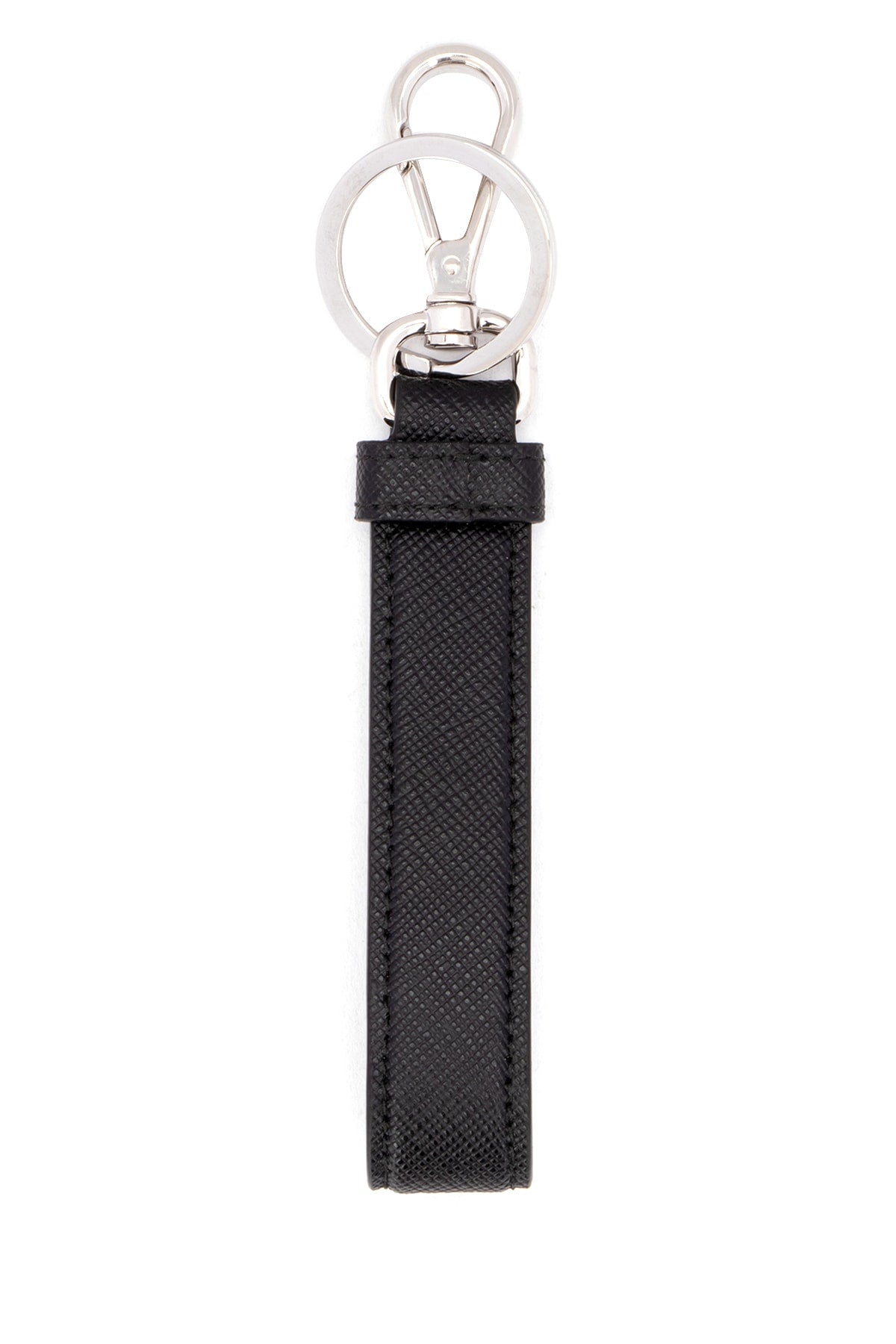 PRADA PORTACHIAVI For Men 100%ACCIAIO-100%VITELLO