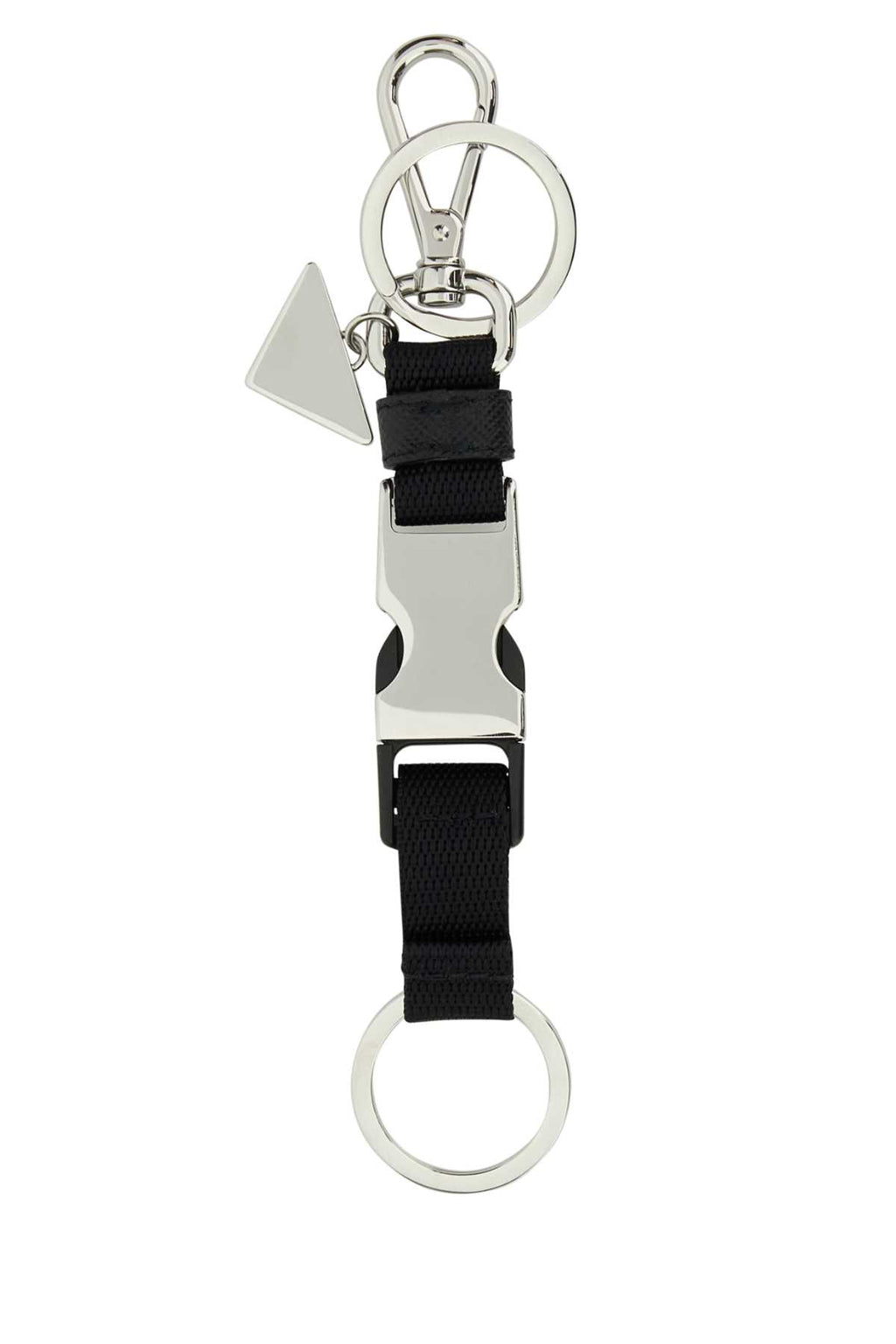 PRADA PORTACHIAVI For Men 100%ACCIAIO-100%POLIAMMIDERICICLAT