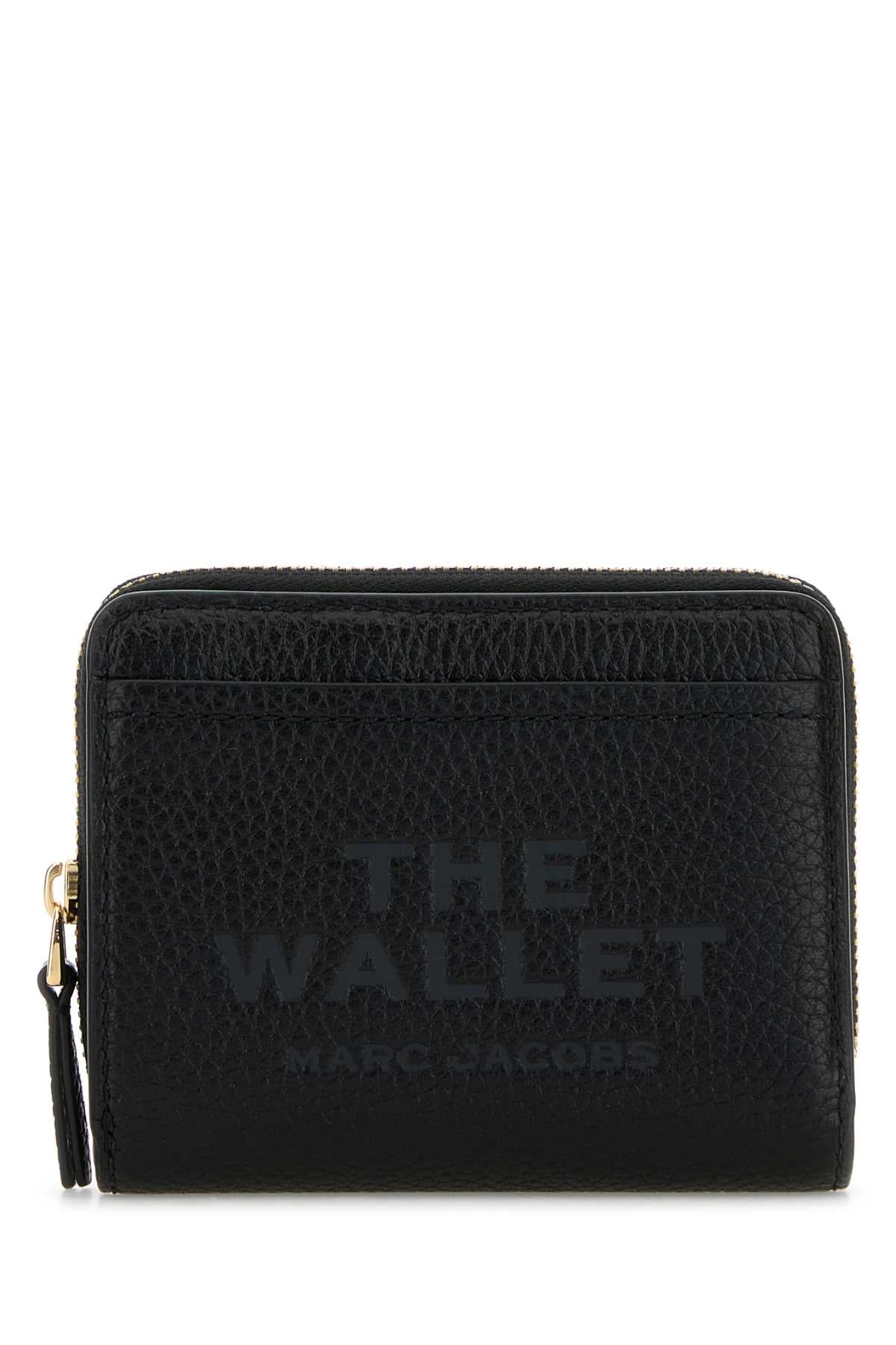 MARC JACOBS THE MINI COMPACT WALLET For Women 100% COW LEATHER