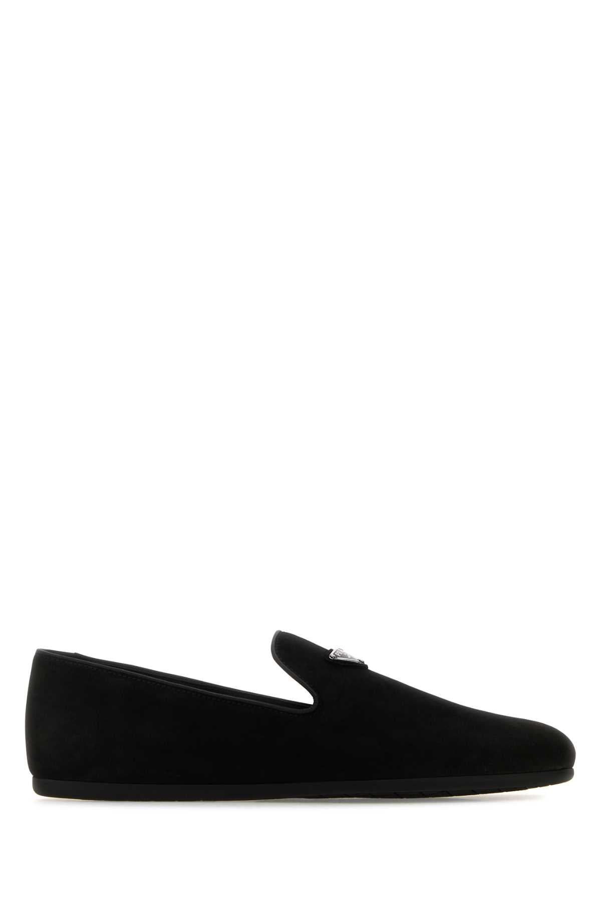 PRADA SLIPPERS For Men Exterior: 100% Suede Interior: 100% Leather Sole: Rubber