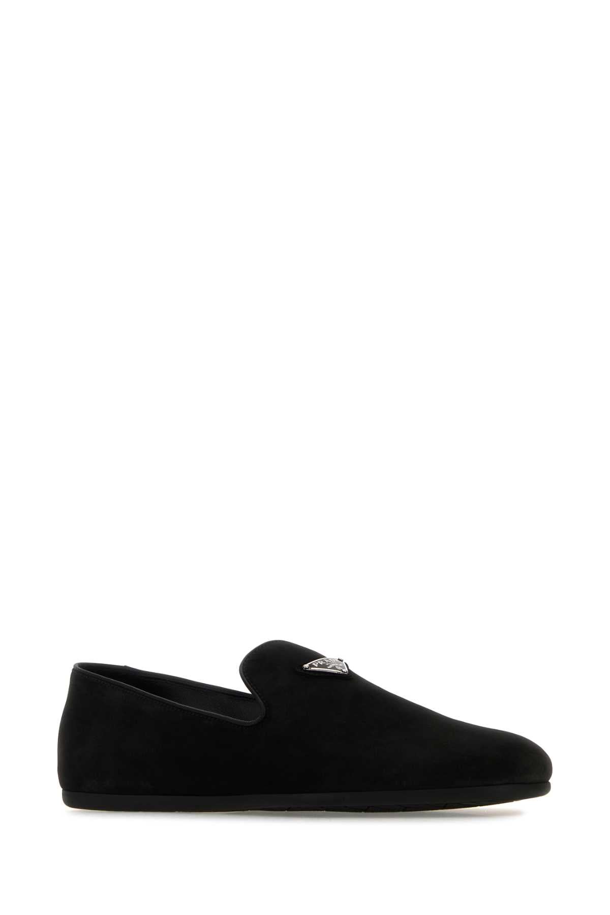PRADA SLIPPERS For Men Exterior: 100% Suede Interior: 100% Leather Sole: Rubber