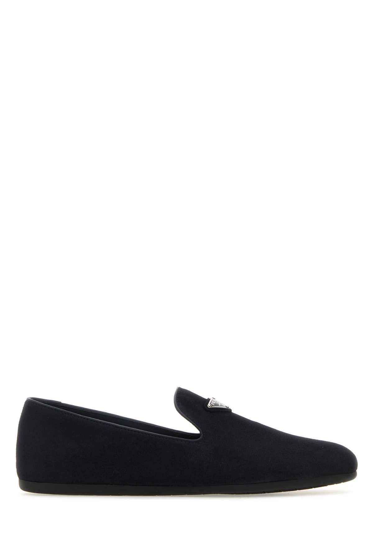 PRADA SLIPPERS For Men Exterior: 100% Suede Interior: 100% Leather Sole: Rubber
