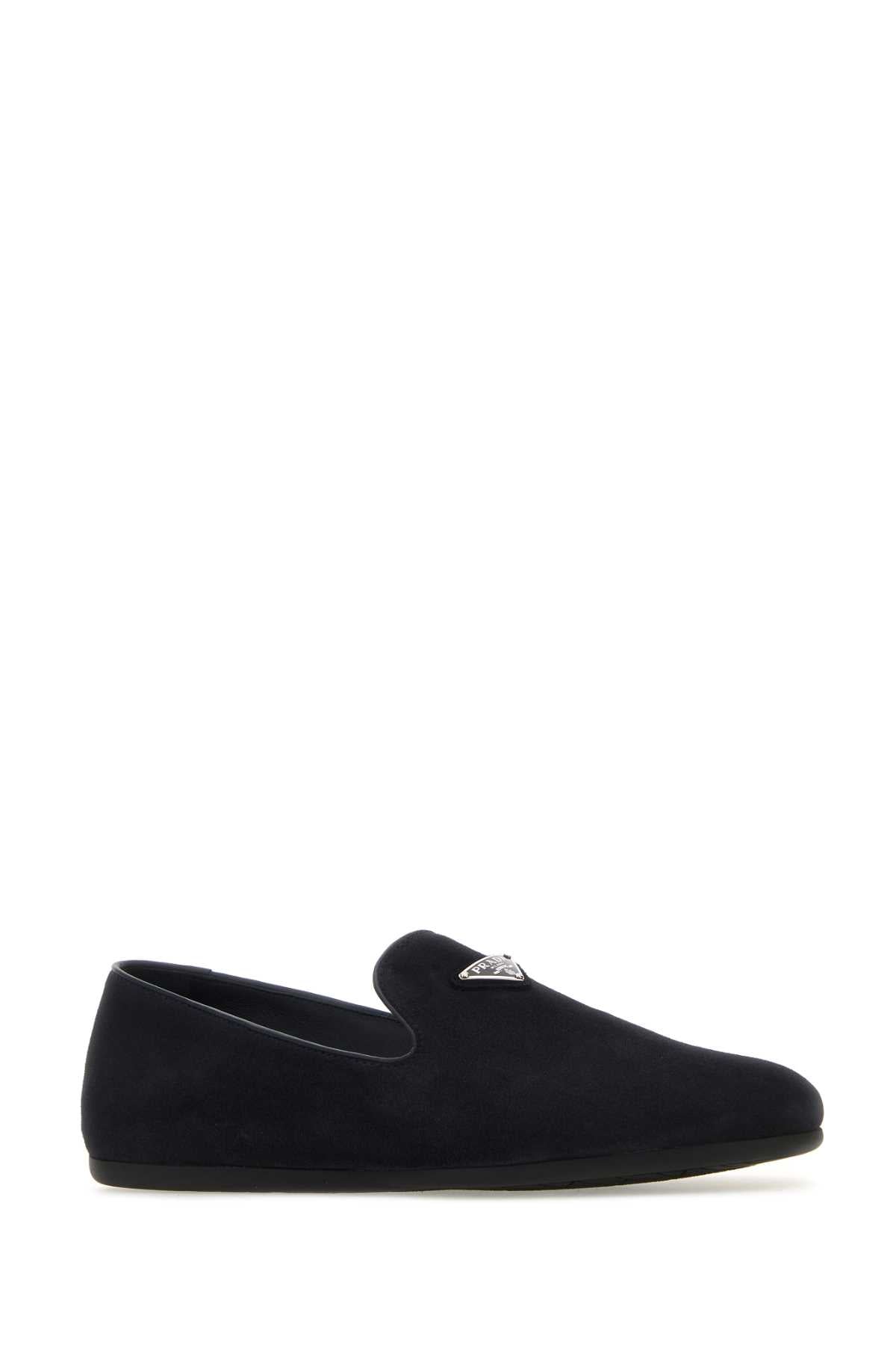 PRADA SLIPPERS For Men Exterior: 100% Suede Interior: 100% Leather Sole: Rubber