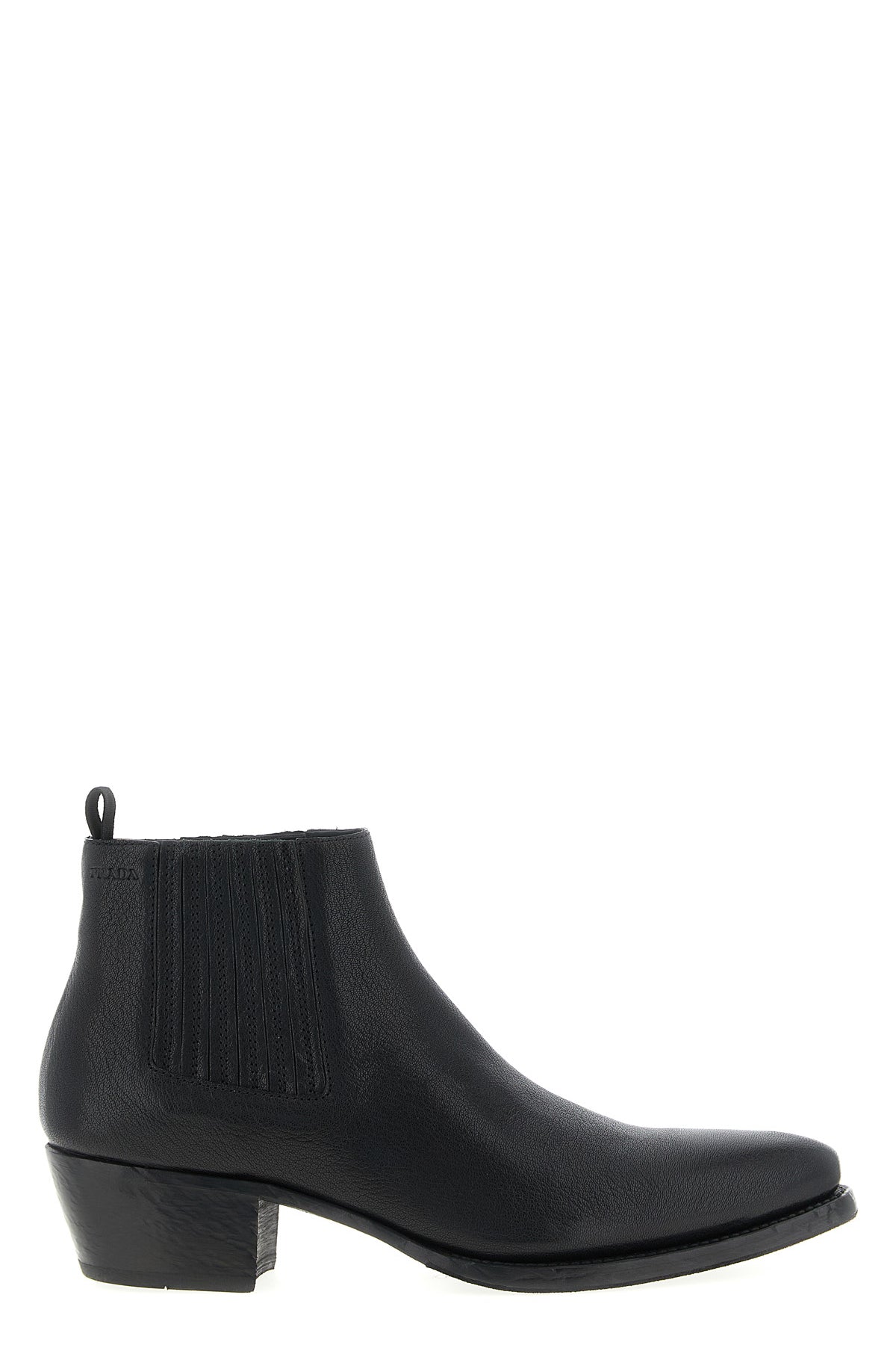 PRADA Chelsea ankle boots For Men 100% goat leather (Capra Hircus Hircus)