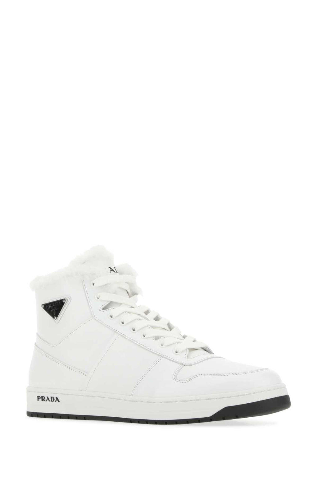 PRADA SNEAKERS For Men Exterior: 100% Leather Interior: 100% Fabric Sole: Rubber