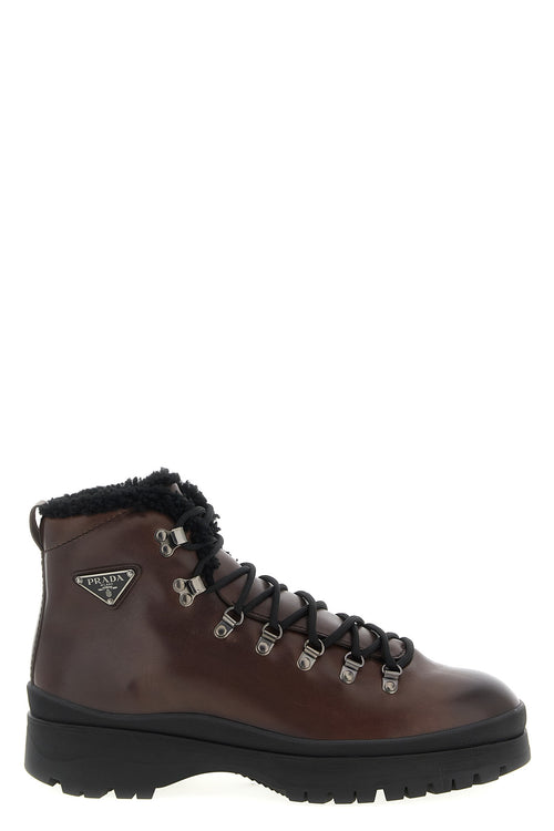 PRADA 'Brixxen' ankle boots For Men 100% calfskin leather (Bos Taurus)