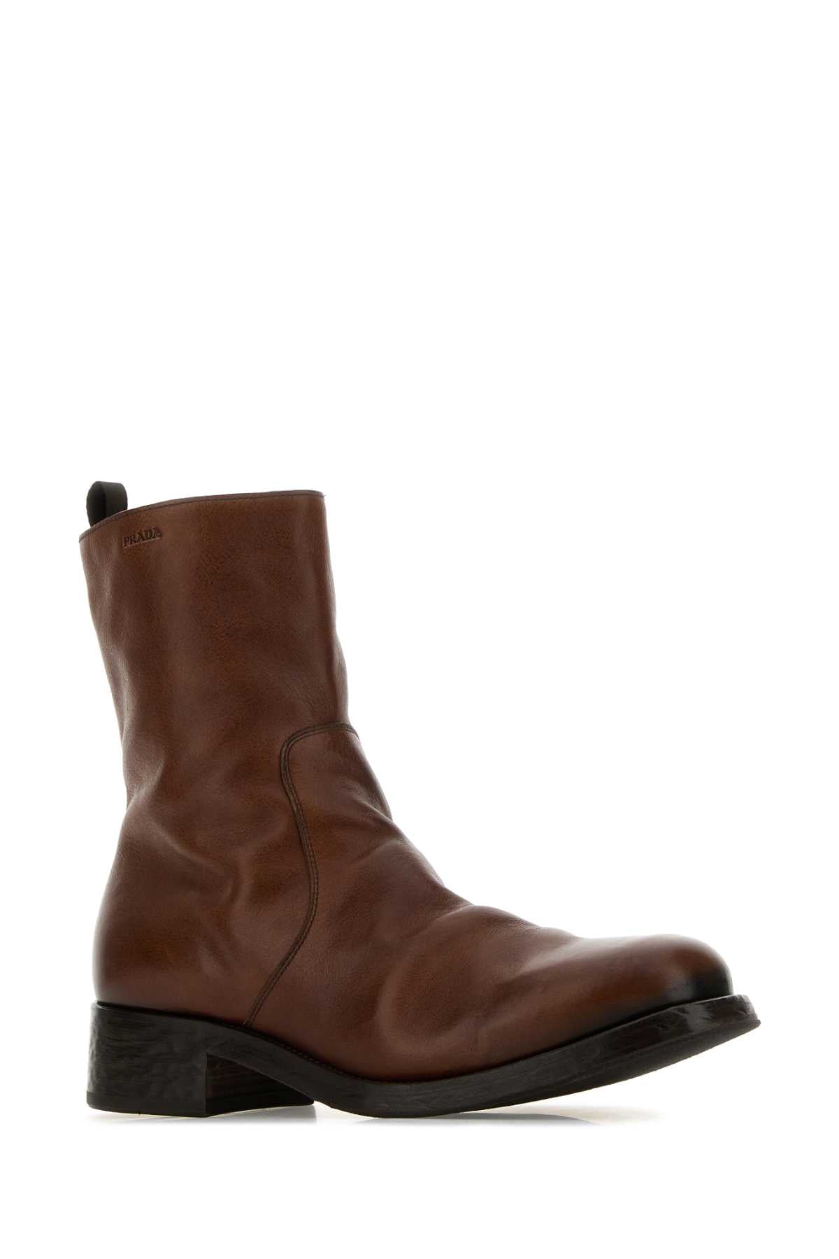 PRADA CALZATURE UOMO For Men Exterior: 100% Calf Interior: 100% Leather Sole: Rubber