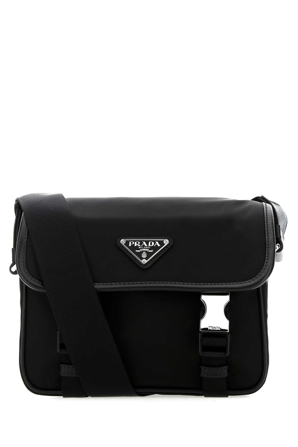 PRADA TESSUTO+PELLE For Men 100%POLIAMMIDERICICLATA-100%VITELLO