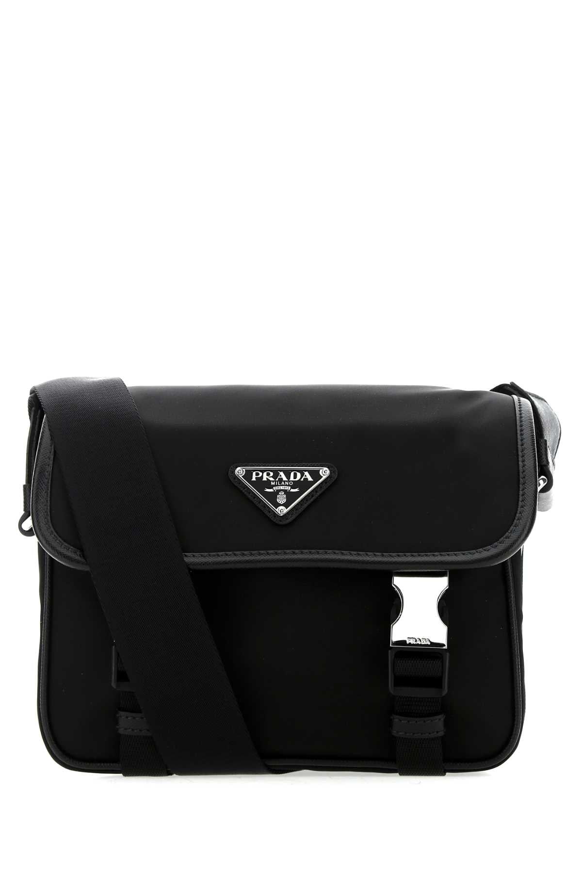 PRADA TESSUTO+PELLE For Men 100%POLIAMMIDERICICLATA-100%VITELLO