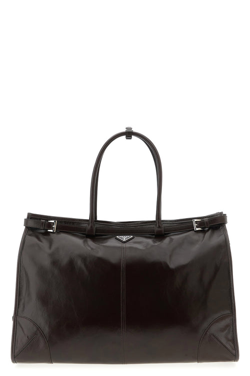PRADA 'Prada Bonnie' shopping bag For Men 100% calfskin leather (Bos Taurus)