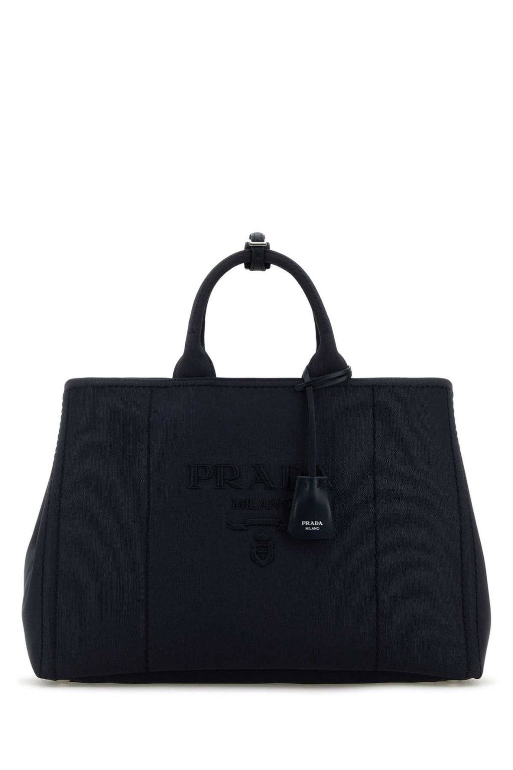 PRADA TESSUTO For Men Exterior: 100% Fabric Lining: 100% Fabric Finishing: Silver metal