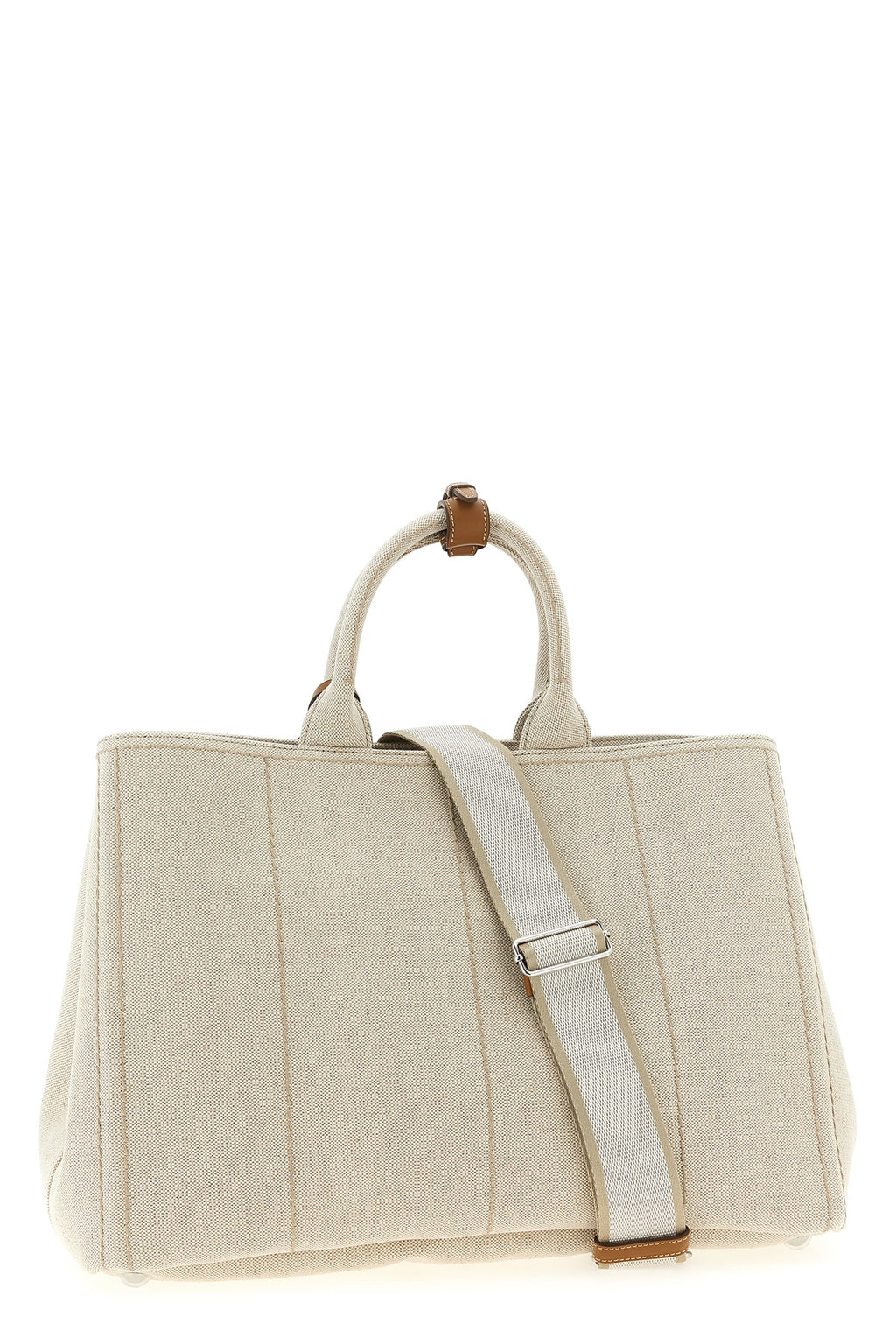 PRADA Extra large 'Prada Jardinière' shopping bag For Men 58% cotton, 42% linen