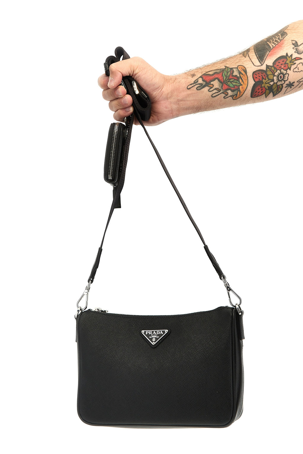 PRADA Re-Nylon & Saffiano crossbody bag For Men null