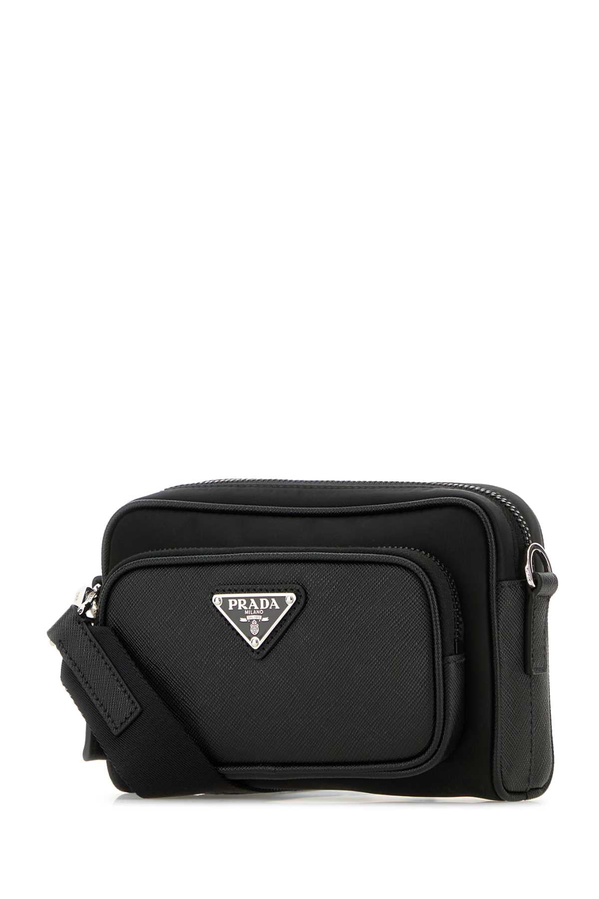 PRADA TESSUTO+PELLE For Men 100%POLIAMMIDERICICLATA-100%VITELLO
