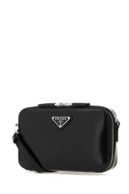 PRADA BORSA For Men Exterior: 100% Leather Lining: 100% Re-Nylon Finishing: Silver metal