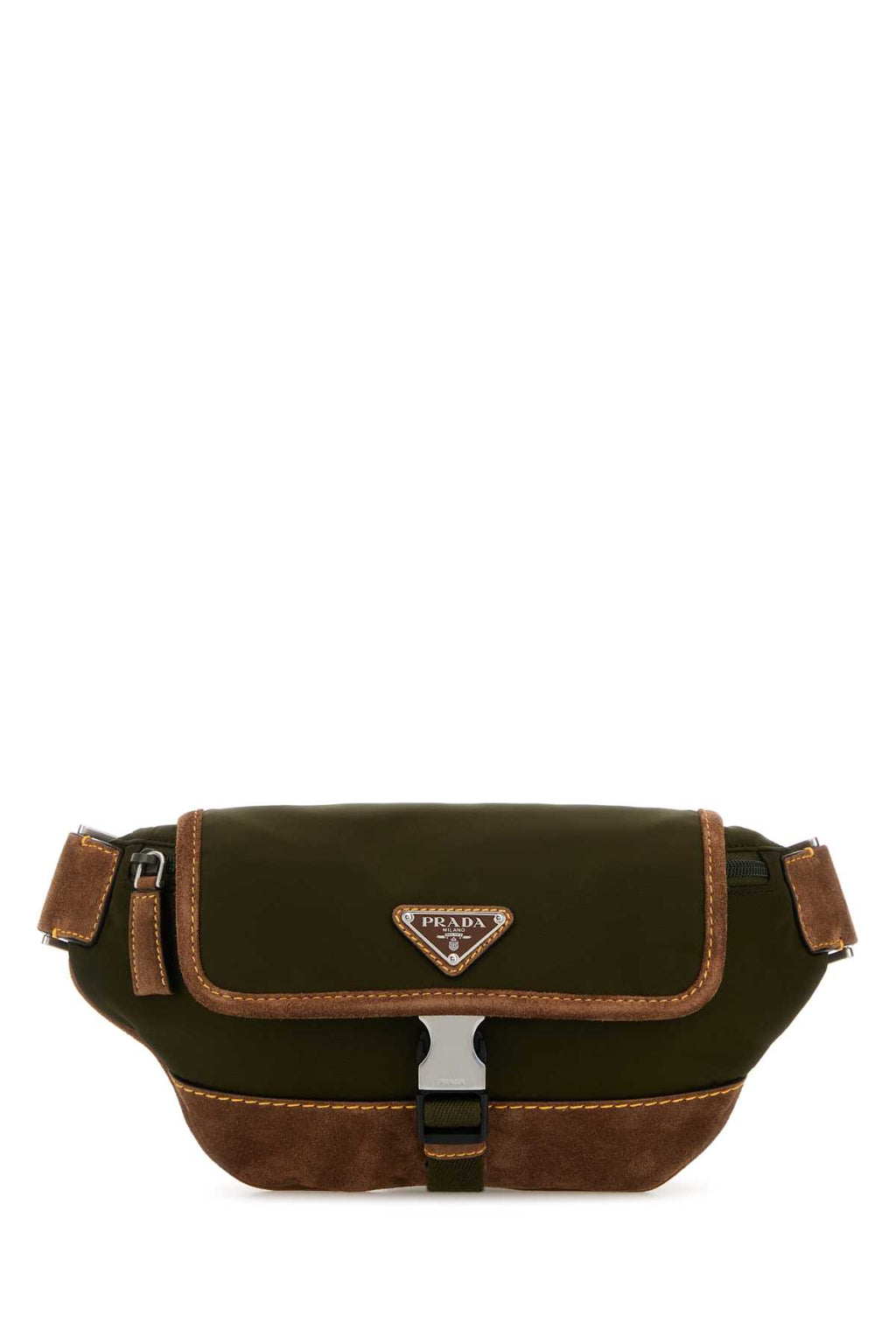 PRADA TESSUTO+PELLE For Men 100%POLIAMMIDERICICLATA-100%VITELLO
