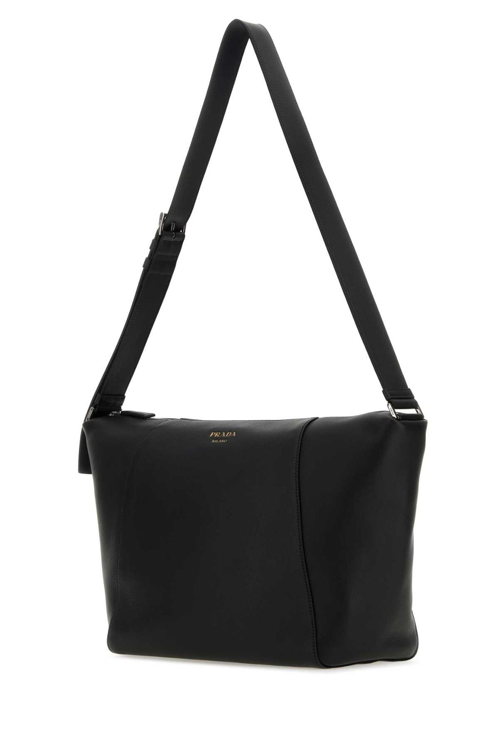 PRADA PELLE For Men Exterior: 100% Leather Lining: 100% Fabric Finishing: Silver metal
