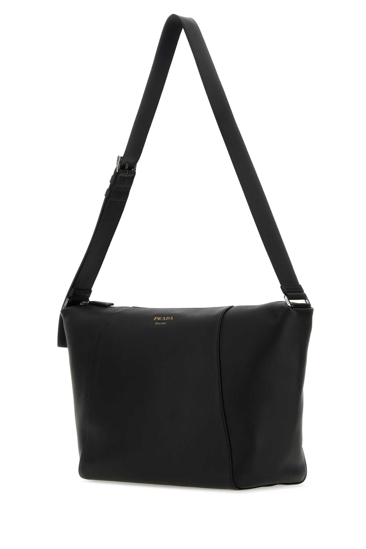 PRADA PELLE For Men Exterior: 100% Leather Lining: 100% Fabric Finishing: Silver metal