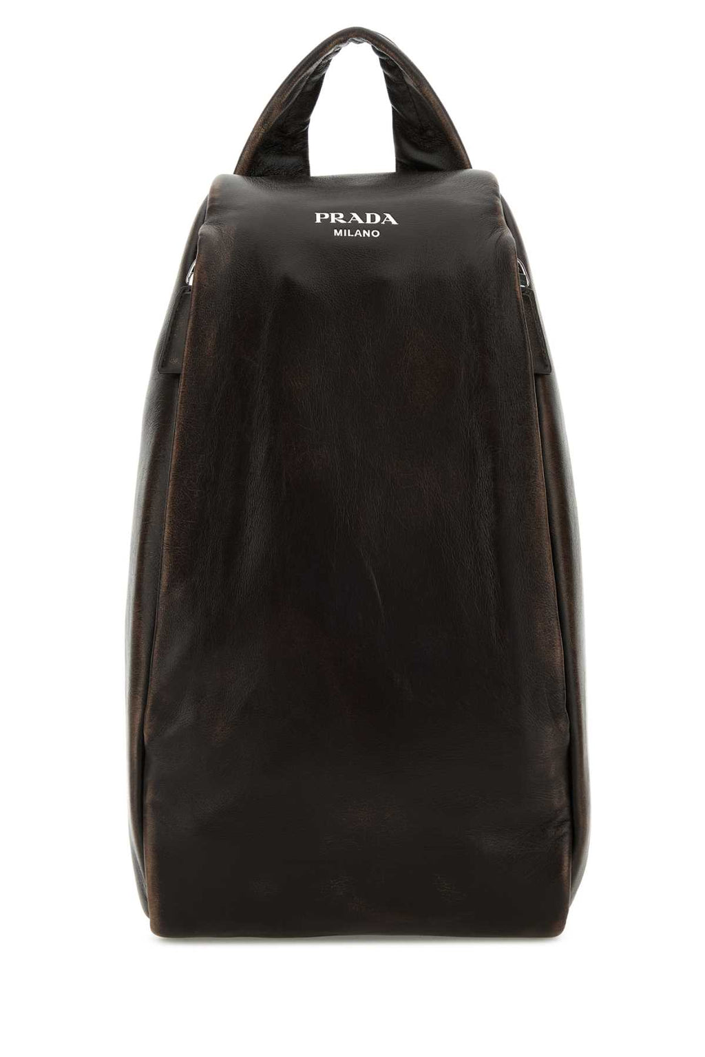 PRADA NAPPA VINTAGE For Men Exterior: 100% Nappa leather Lining: 100% Leather Finishing: Silver metal
