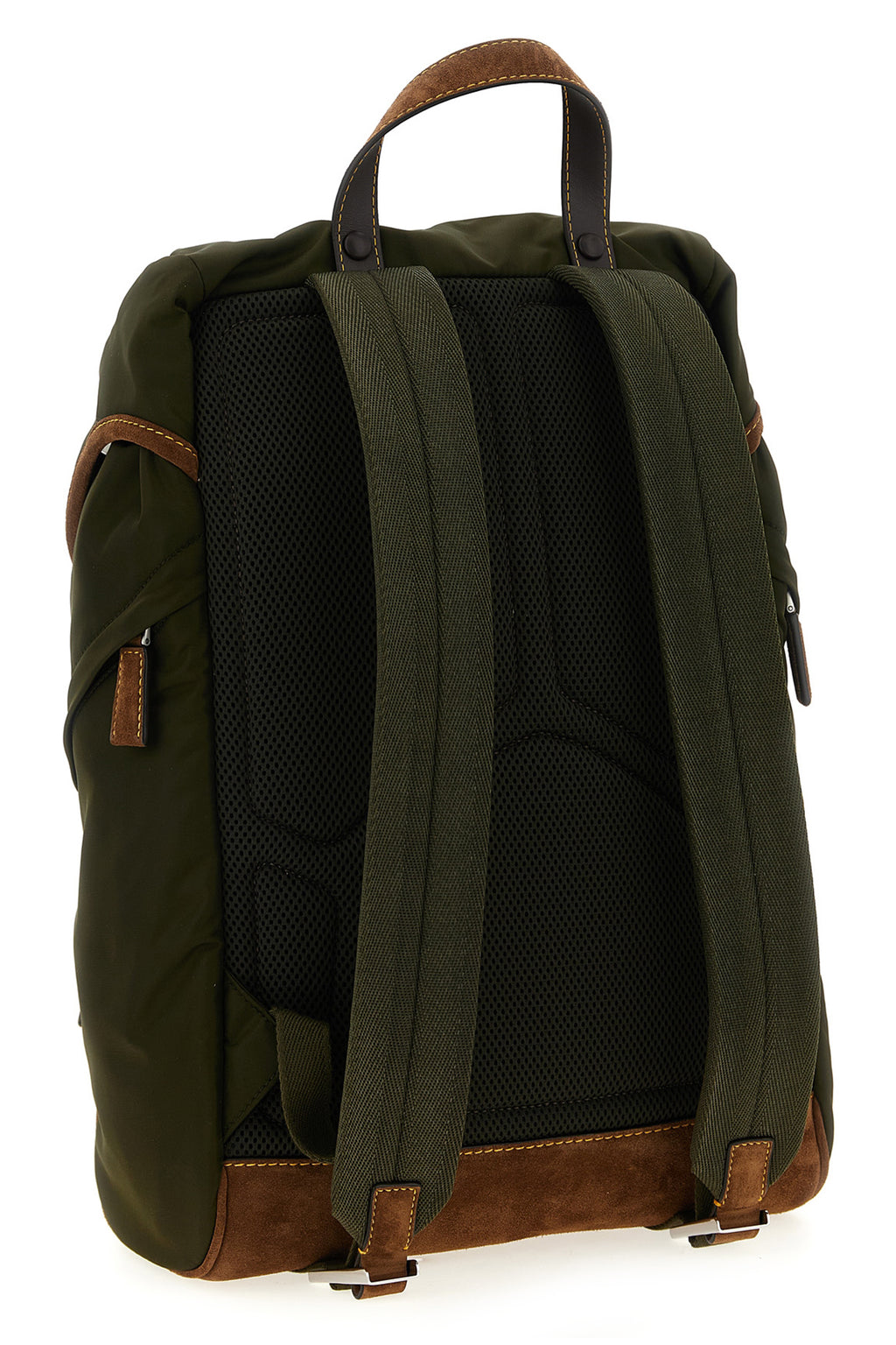 PRADA Re-Nylon and suede backpack For Men 100% recycled polyamide