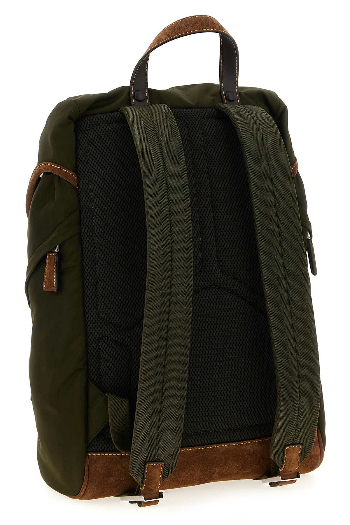 PRADA Re-Nylon and suede backpack For Men 100% recycled polyamide