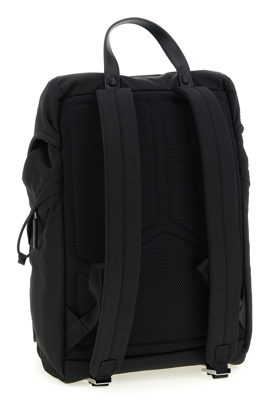 PRADA Re-nylon logo backpack For Men 100% polyamide