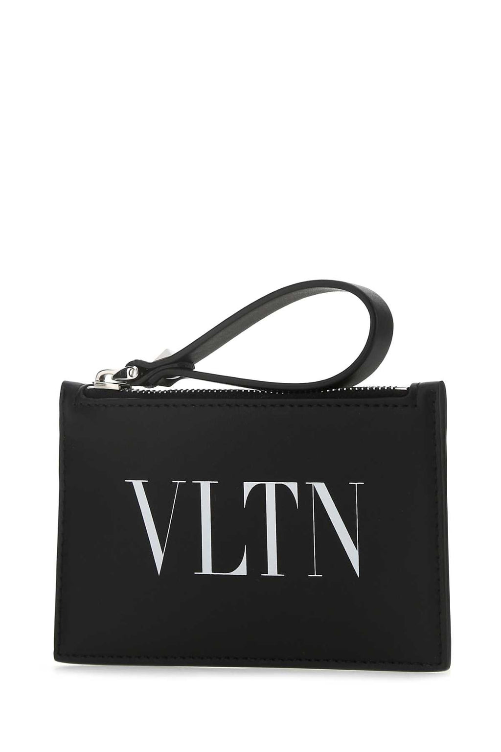 VALENTINO GARAVANI PORTAFOGLIO For Men Exterior: 100% Calf Finishing: Silver metal