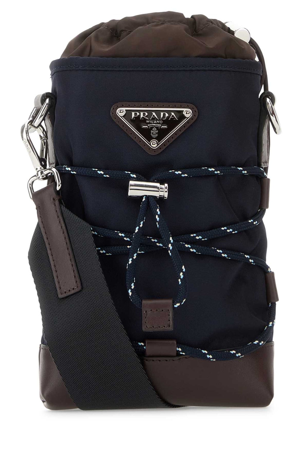 PRADA TECHNOLOGY For Men Exterior: 100% Fabric Finishing: Silver metal