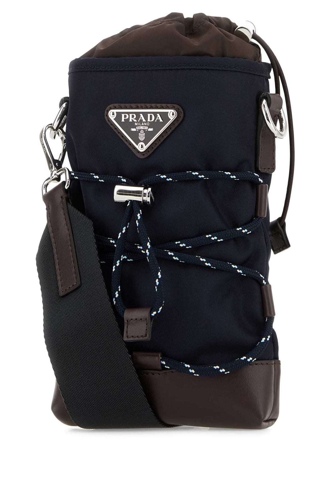 PRADA TECHNOLOGY For Men Exterior: 100% Fabric Finishing: Silver metal