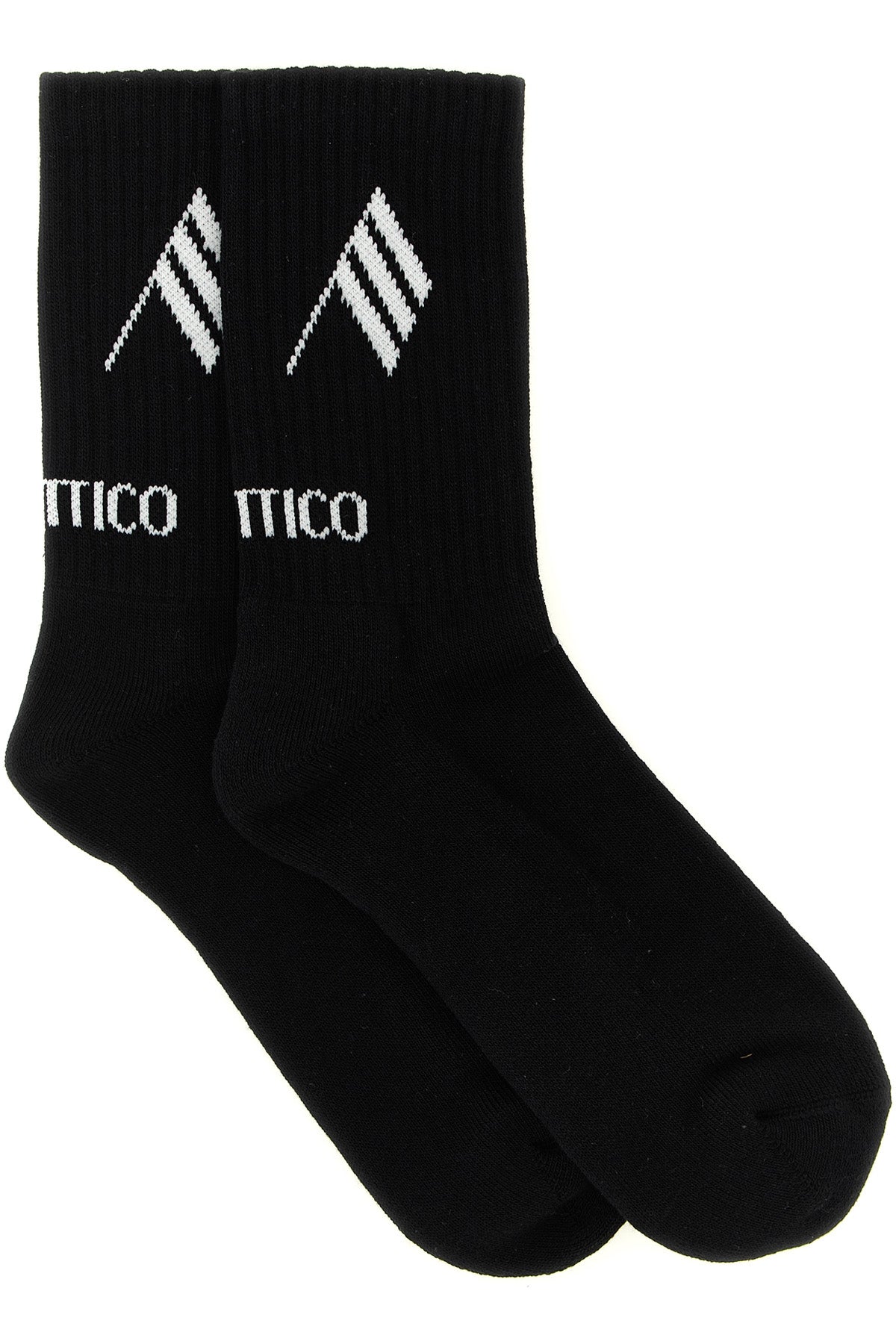 Logo intarsia socks
