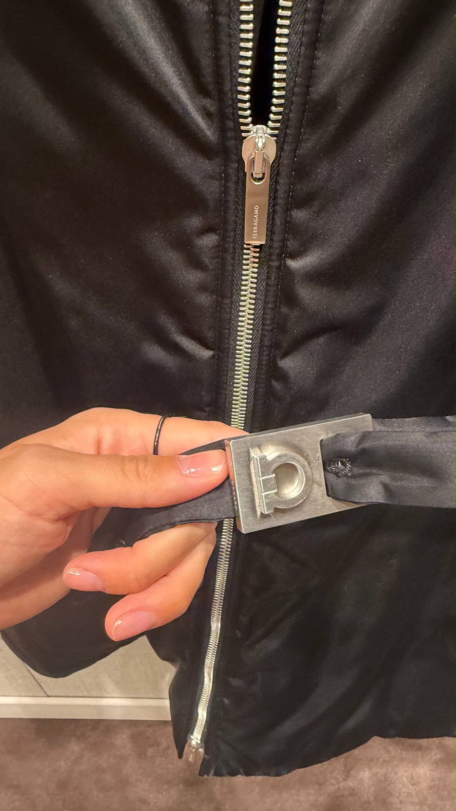 Gancini Belted Jacket