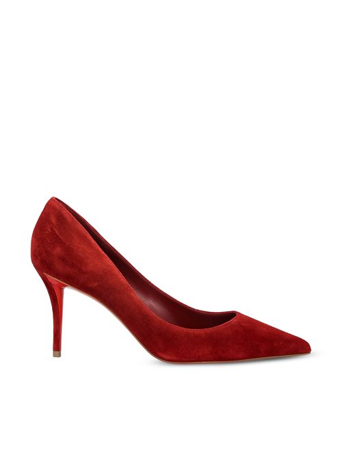 Suede Pointed-Toe Pumps