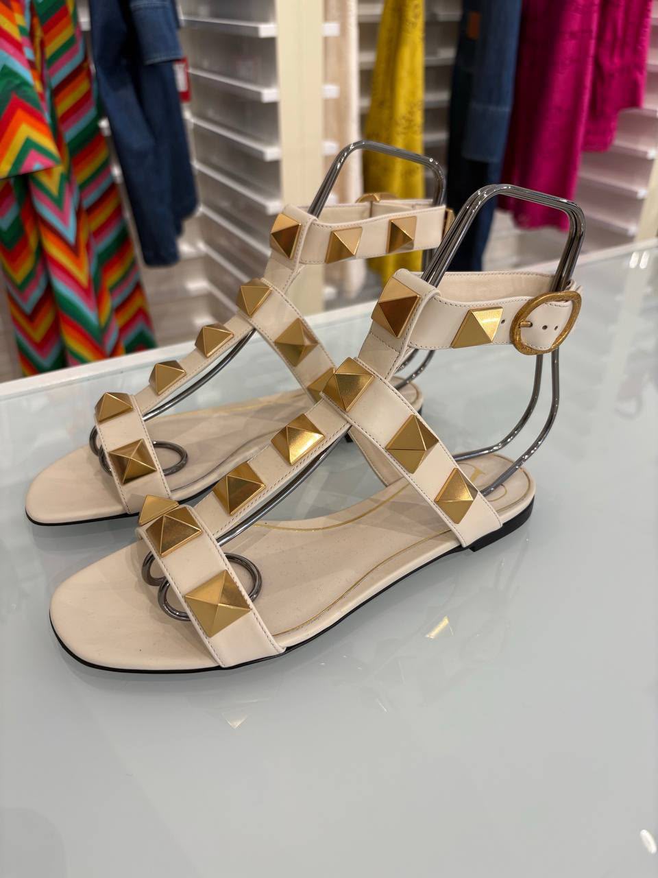 Roman Stud Flat Sandal