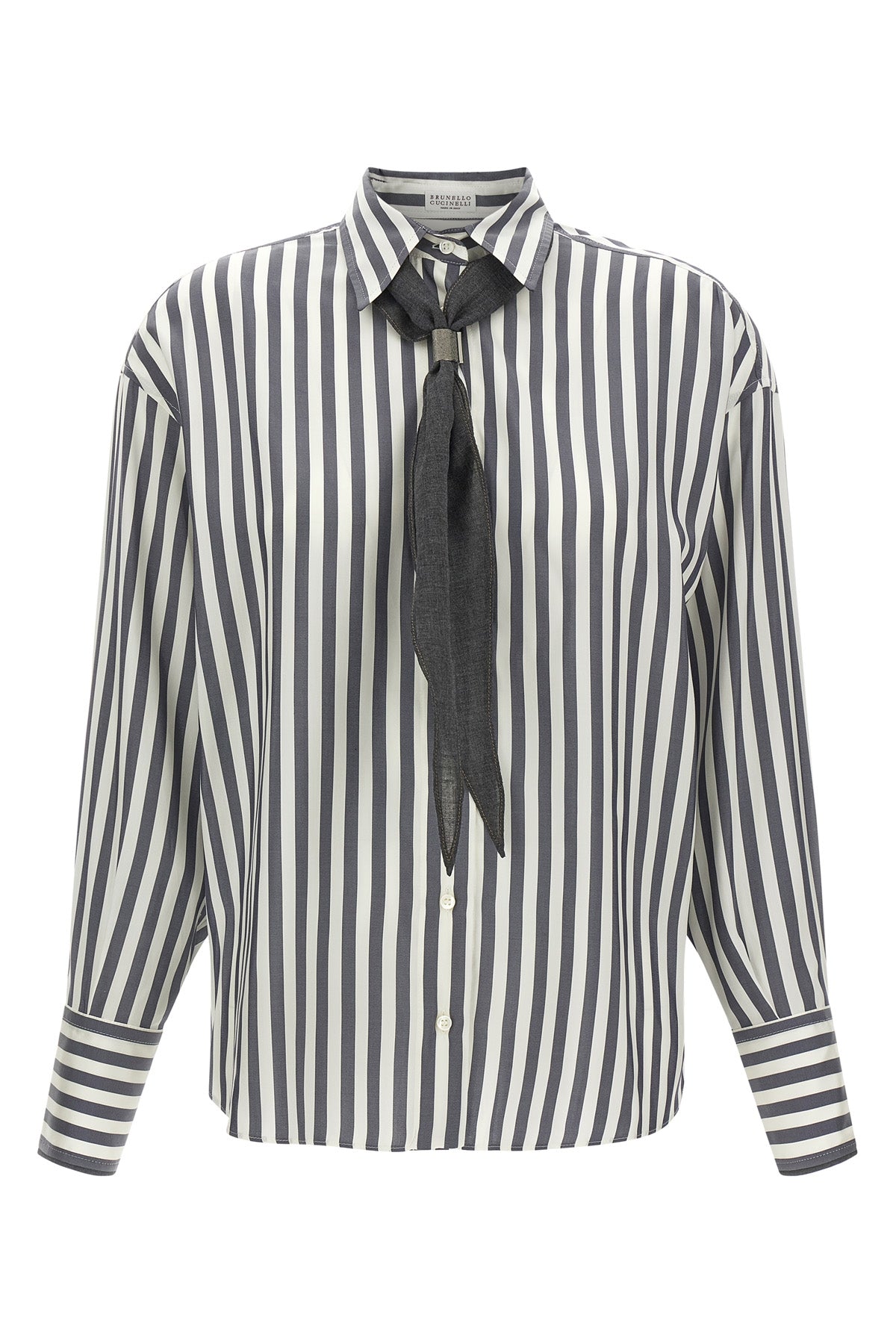 Shirt with scarf