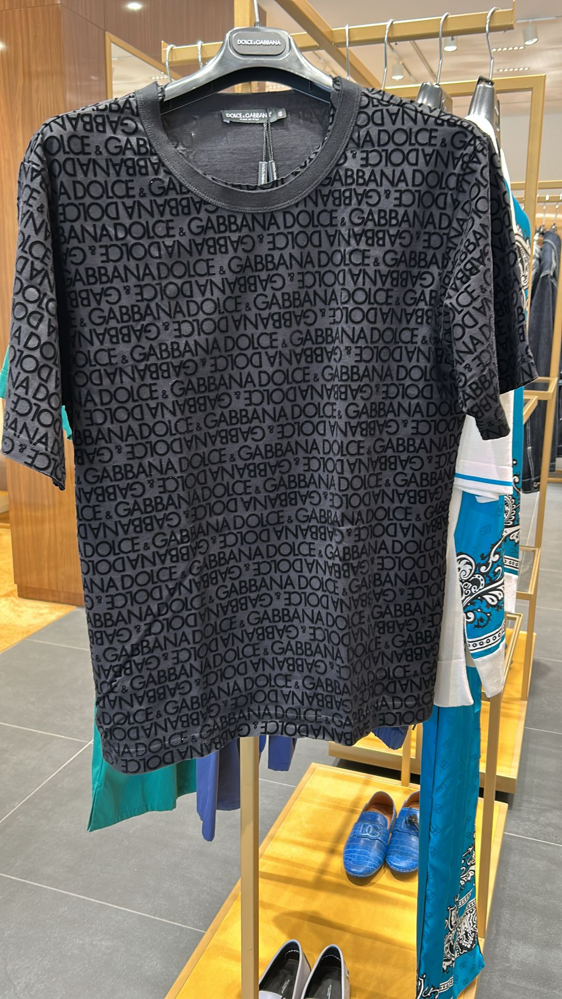 Jersey T-shirt with Coin Print