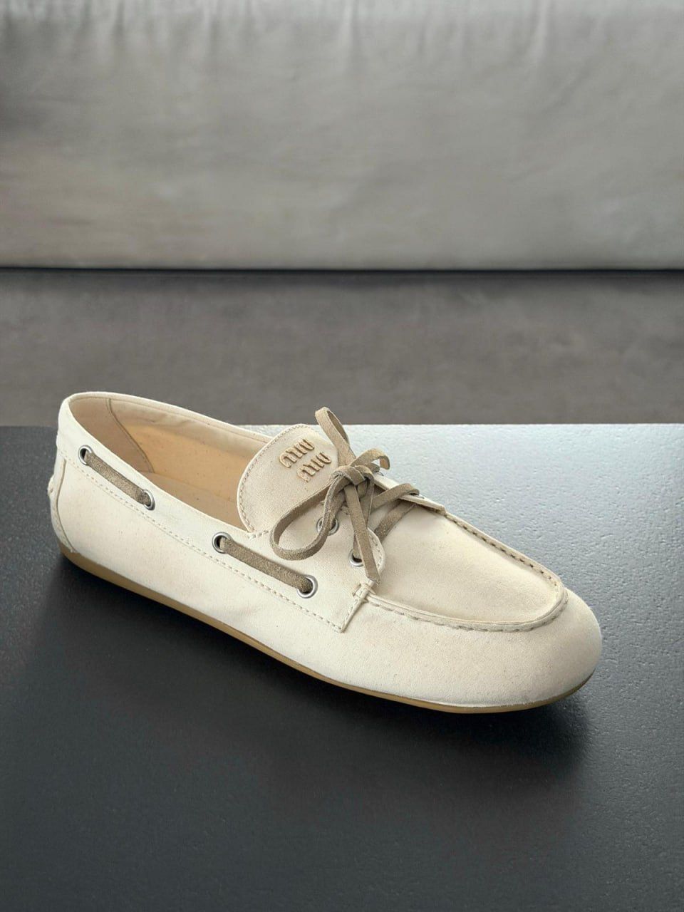 Canvas boat shoes