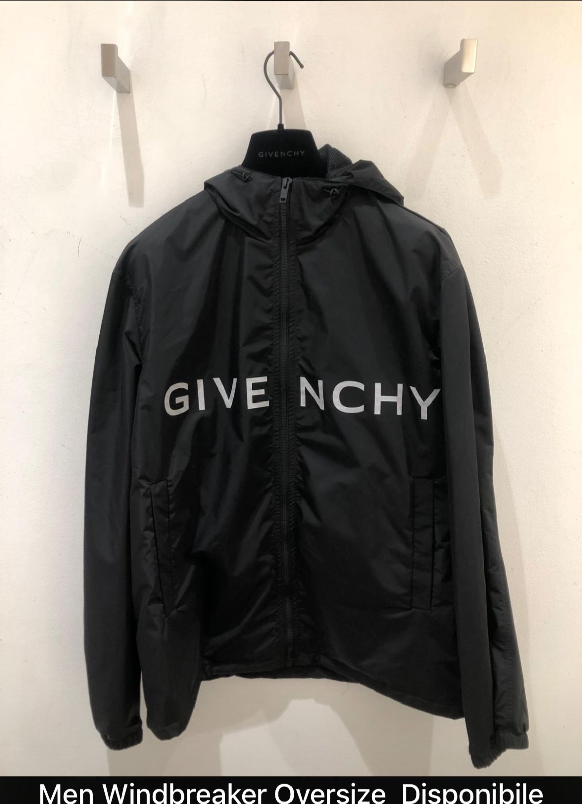 Logo-Print Hooded Windbreaker