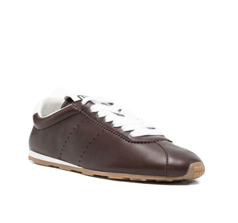 Leather Low-Top Sneakers