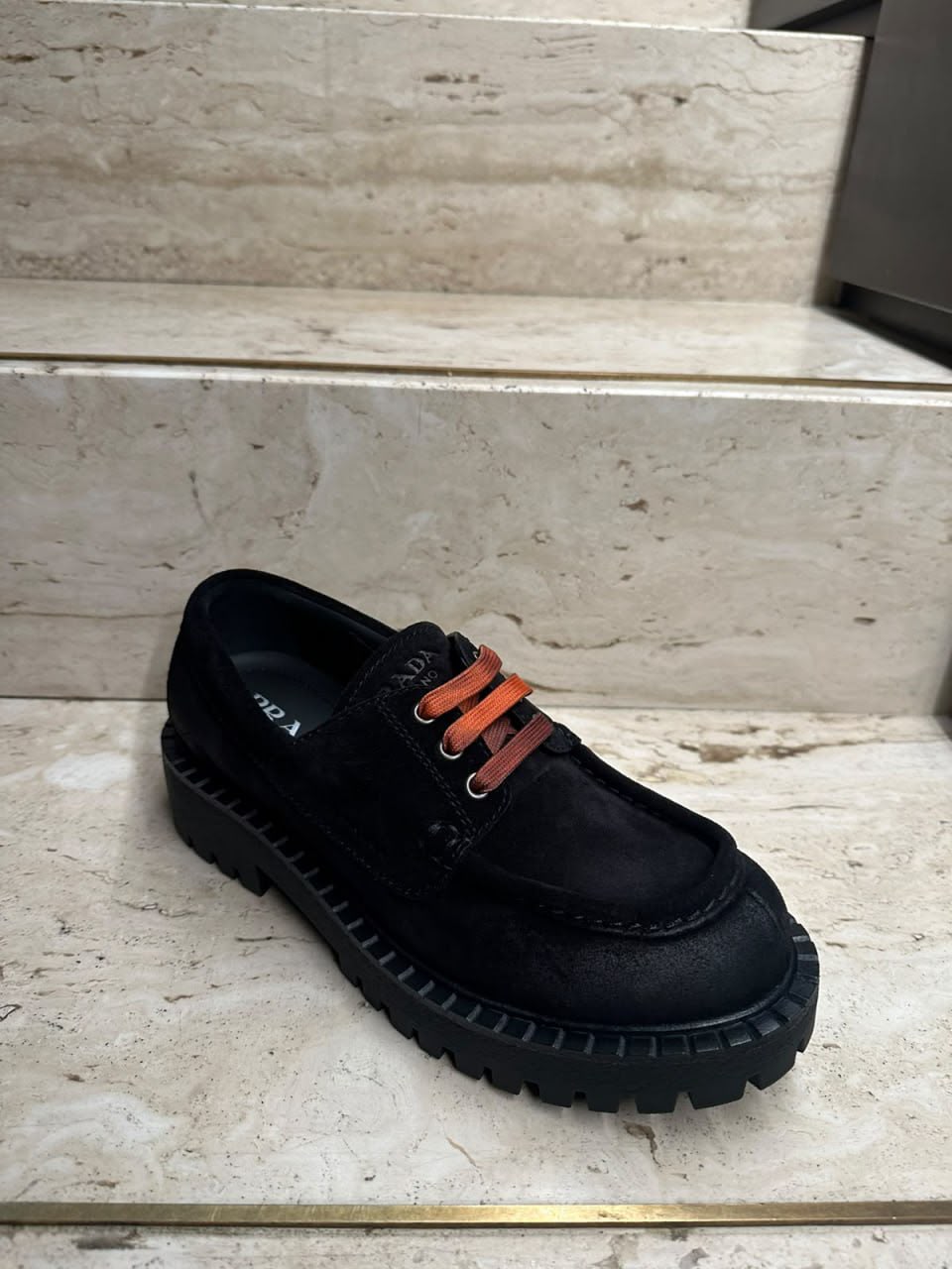 Suede Lace-up Shoes