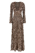 Knitted metallic dress