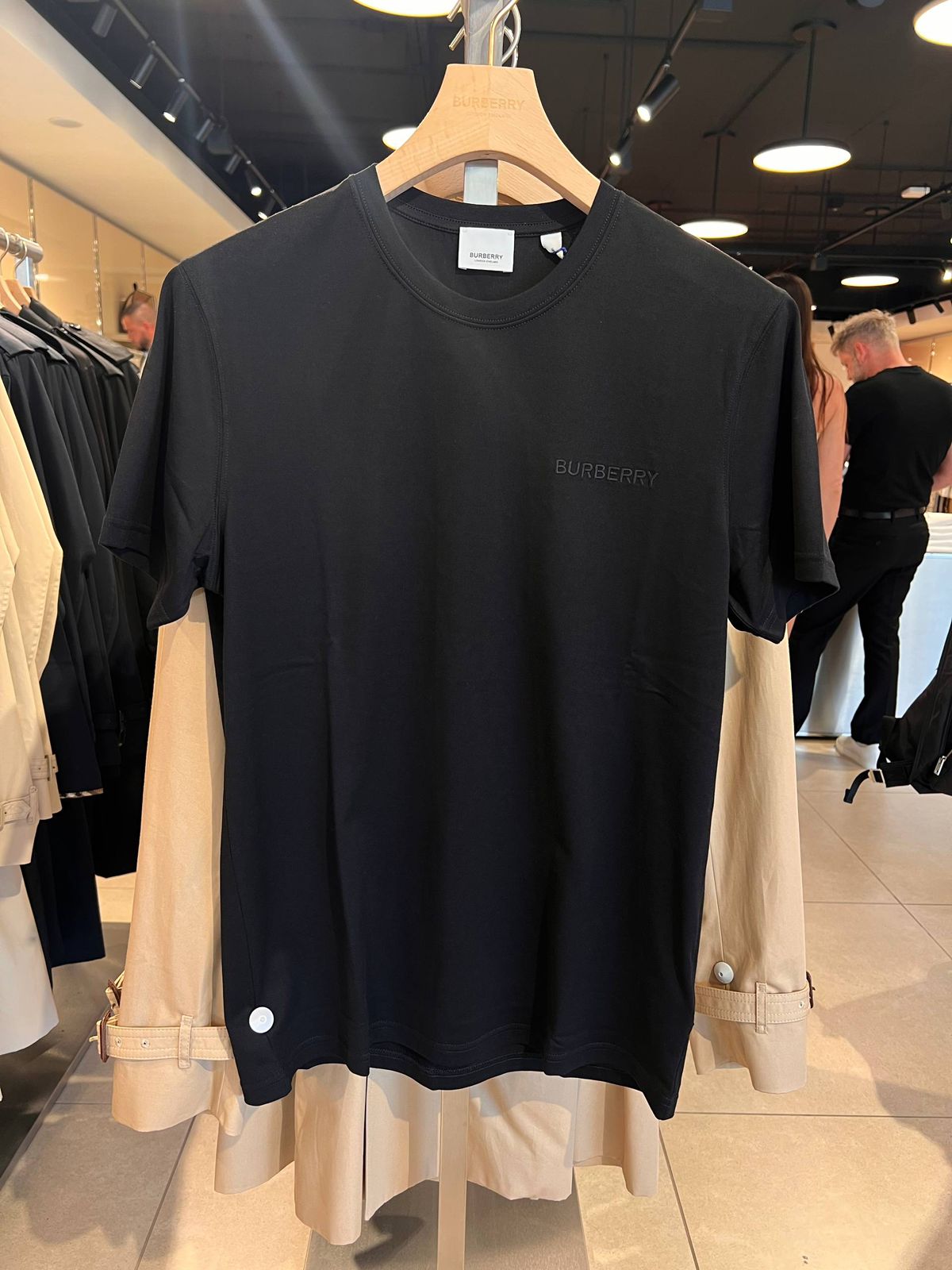 Embroidered Logo Cotton T-shirt