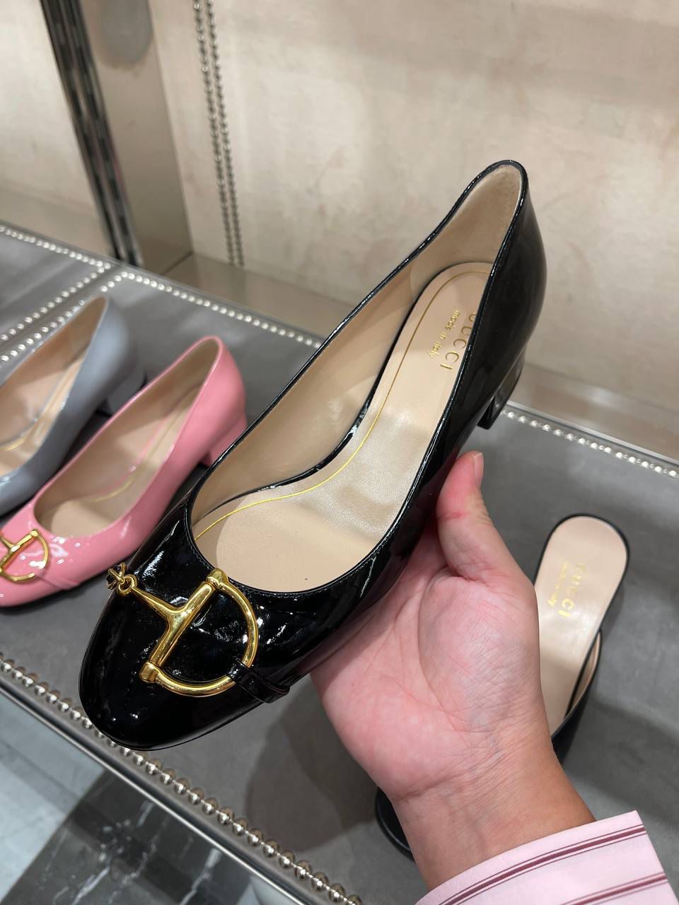 Horsebit Patent Leather Pump