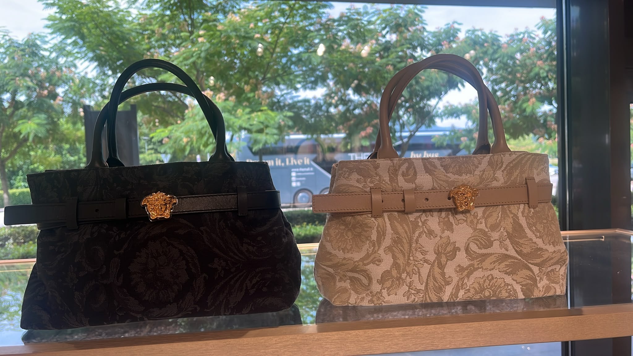 Greca Goddess Top Handle Bag