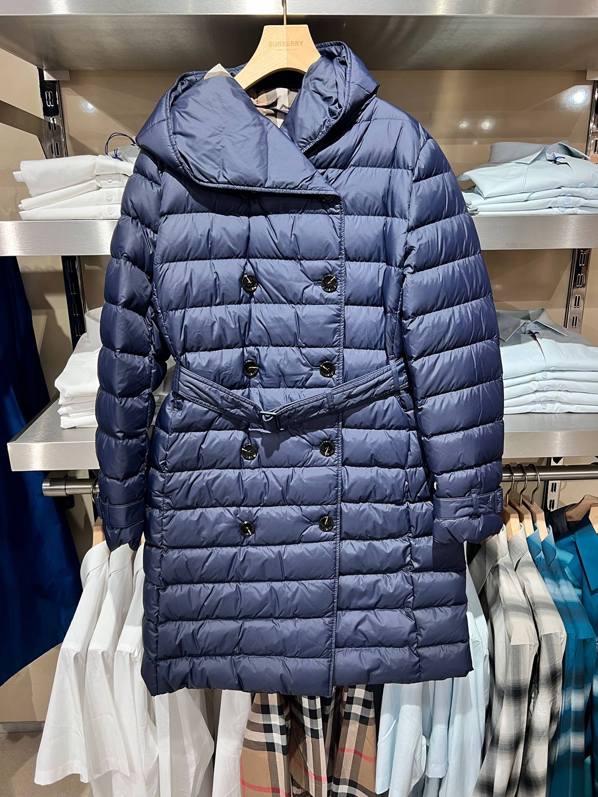 Double-breasted Puffer Coat