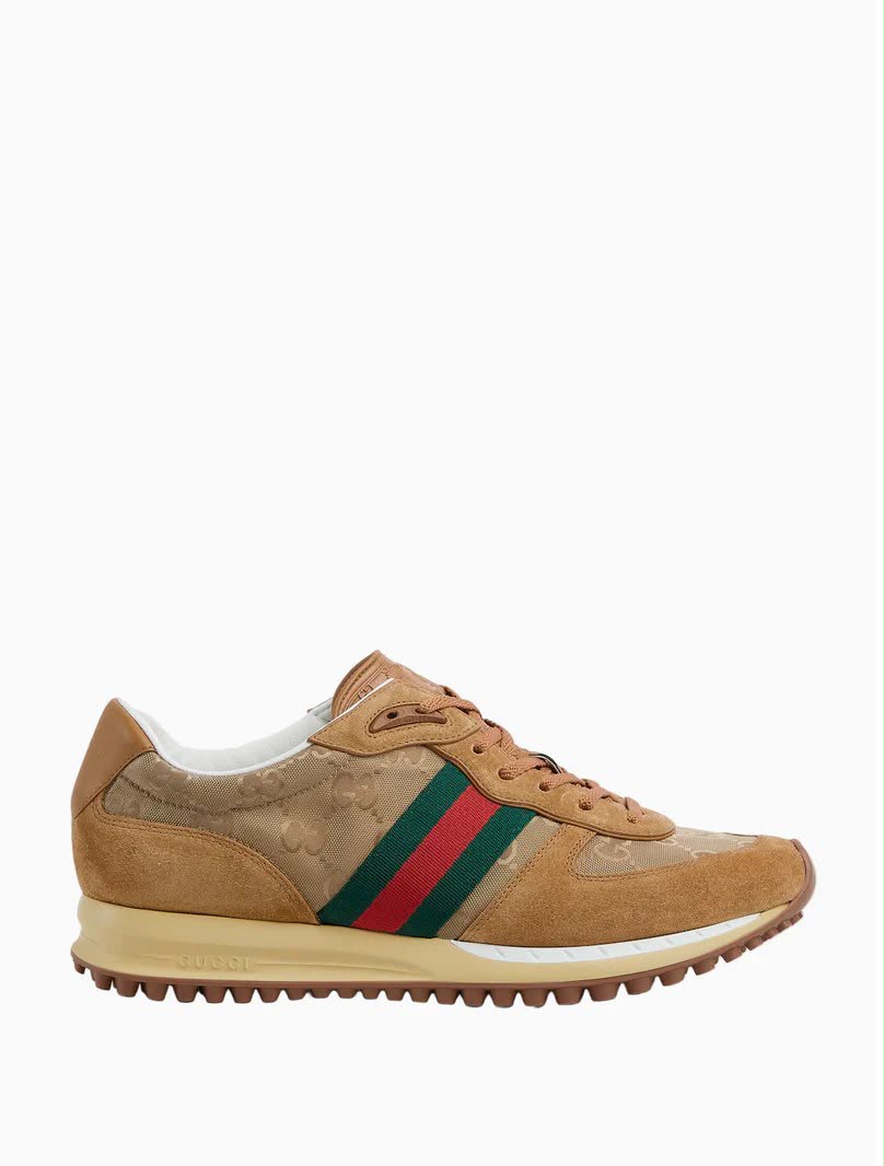 GG Supreme Suede Runner Sneakers
