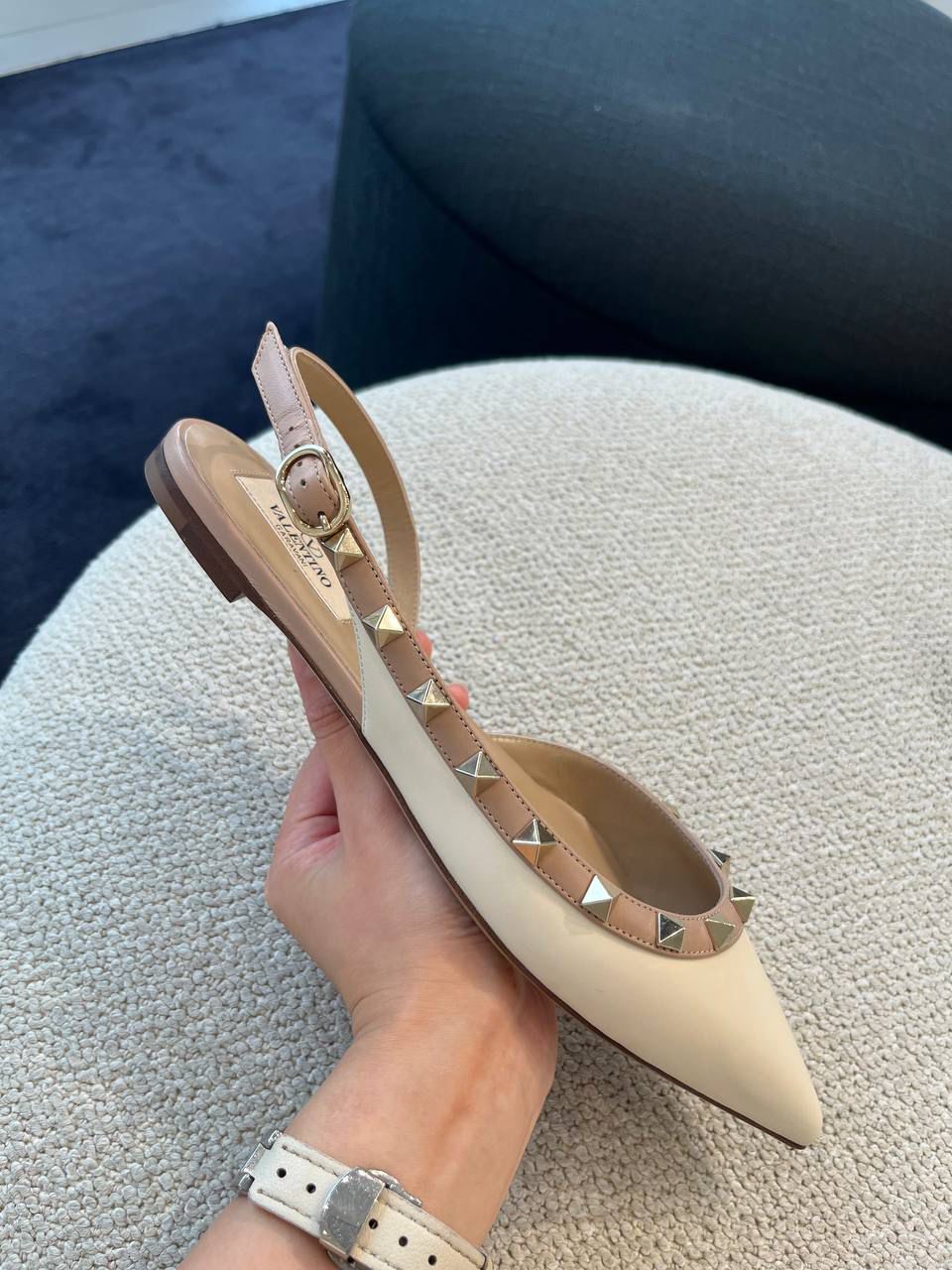 Rockstud Slingback Pump